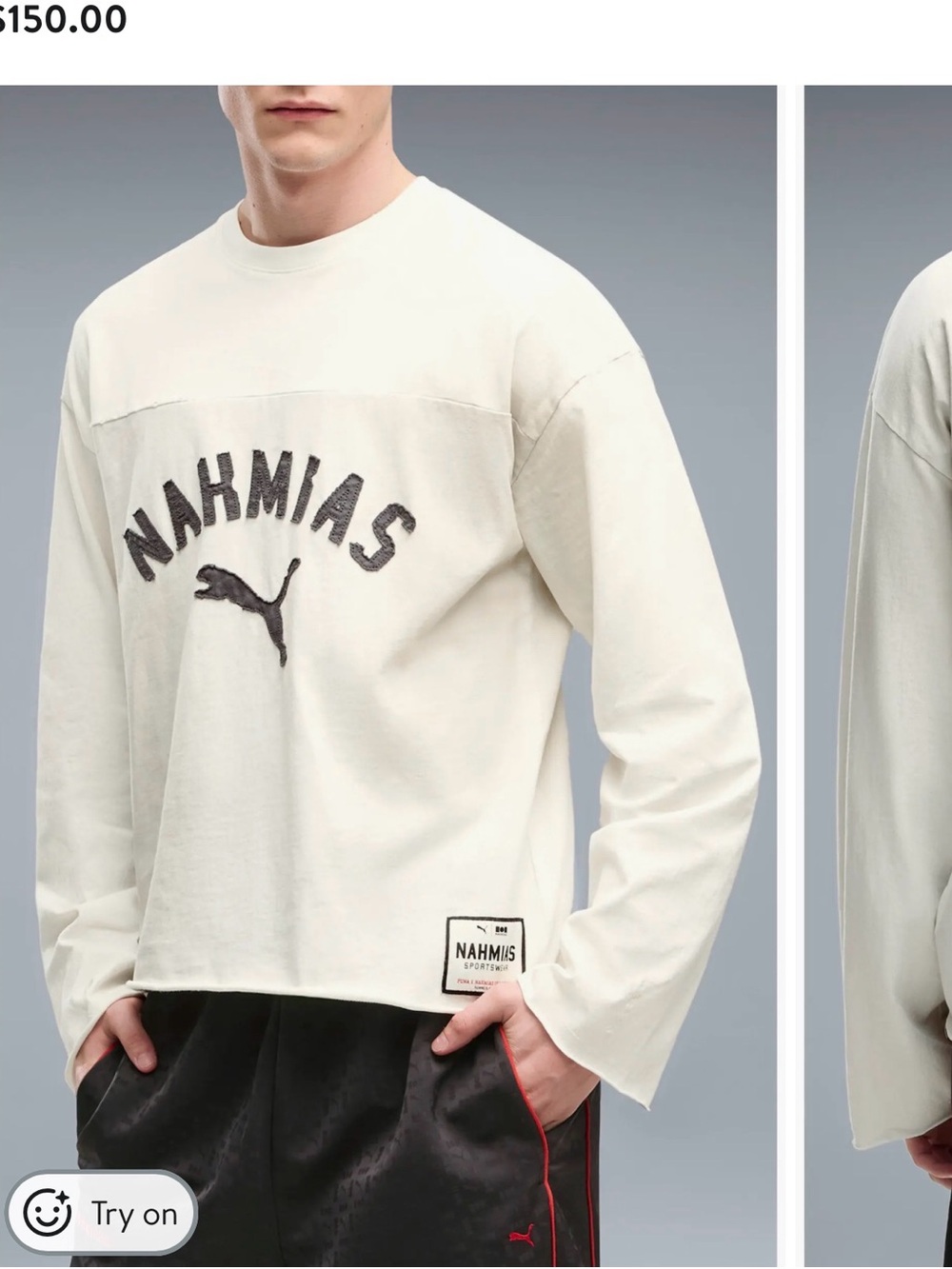 Nahmias x Puma Long Sleeve Crewneck Shirt